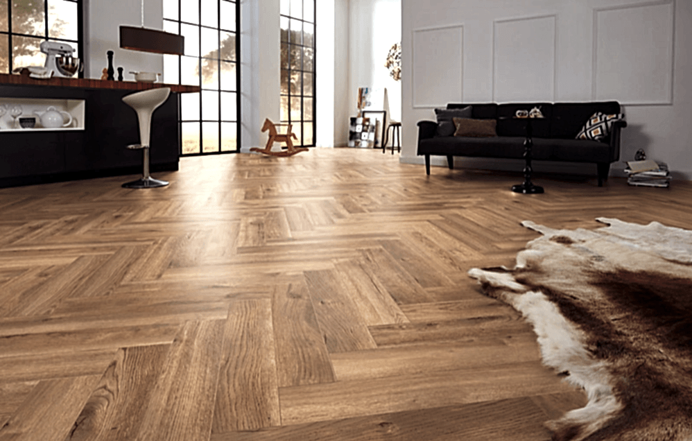 Kronotex - Balıksırtı Laminat Parke - D4764 Treviso Oak